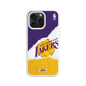 iPhone 15 Pro Max SolidX 白 - NBA - 熱血系列-洛杉磯湖人 L.A. Lakers - Sweat and tears
