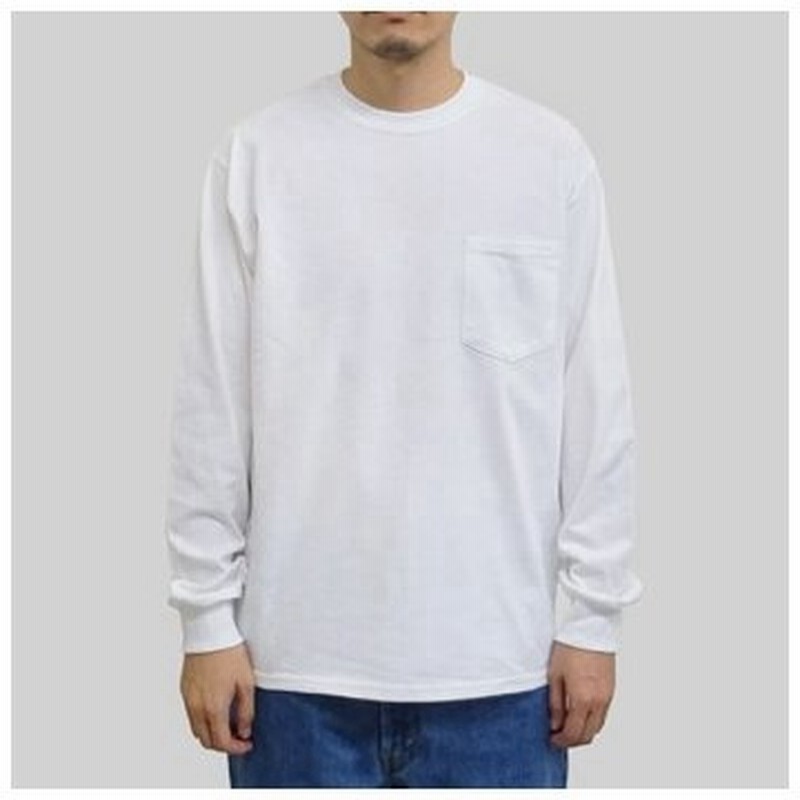Tシャツ 無地 メンズ ギルダン ウルトラコットン 長袖 ポケット T シャツ Gildan 6oz 6オンス ロンｔ ポケットt Usaモデル ホワイト T2401wh 通販 Lineポイント最大get Lineショッピング
