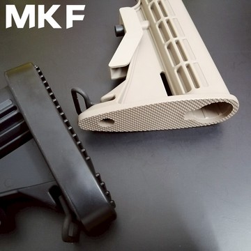 J8J9代后托陸軍托托墊肩M4A1三角尼龍尾托陸軍橡皮后墊橡膠墊