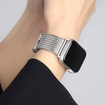 Rich3C現貨 (高端米蘭/不鏽鋼編織) Apple Watch 錶帶 米蘭帶 麥穗紋 不鏽鋼 透氣 10 9 8 7