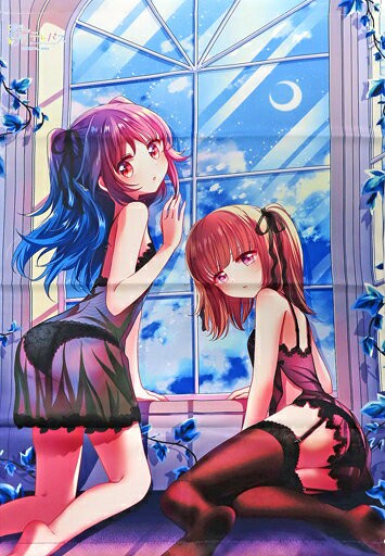 [單品]小星海果&雷門瞬新插圖B2掛畫COMICS星屑Telepass 2 Melonbooks限定版捆綁特典