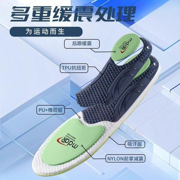 ⭐️臺灣出貨⭐️【TPU支撐】足弓支撐鞋墊 專業運動鞋墊 緩震回彈鞋墊 石墨烯防臭 高弹支撑鞋墊 減震舒適防滑 运动鞋墊