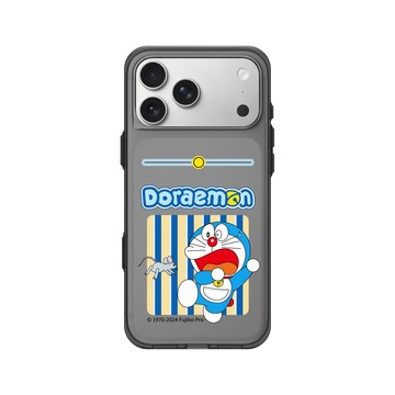 iPhone 17 Pro Max Clear (相機按鈕) 酷墨灰 - 哆啦A夢 Doraemon - 可怕的老鼠
