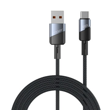 VYVYLABS 精良系列 Type-C 快充數據線 (3A) 適用iPhone 15 鋁合金+尼龍編織  1m  深灰色  1條
