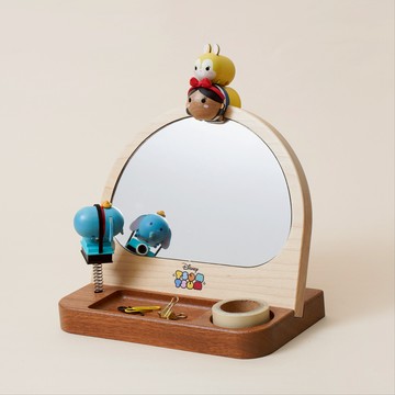 【迪士尼Disney】TSUM TSUM 小飛象 立鏡 桌鏡 Wooderful life｜知音文創