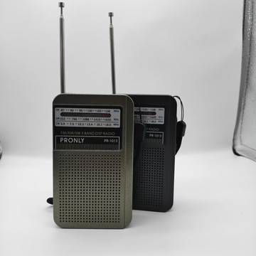 PR-1013跨境熱銷便攜式FM調頻收音機Radiio多波段AM手提SW接收音【宜家良品百貨】