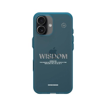 iPhone 17 Clear (相機按鈕) 夜幕藍 - WISDOM - WISESILVER
