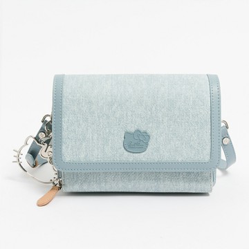 Hello Kitty - Arnold Palmer - 翻蓋斜背包  Lovely系列 - 藍色