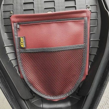 KL 格樂 機車置物袋 通用款  酒紅色 27*22cm  3層收納夾層  適用KYMCO全車系  27 x 22cm
