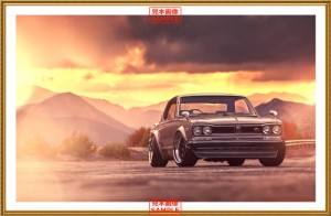 絵画風 壁紙ポスター 日産 スカイライン 00 Gtx ハコスカ Gt R 夕焼け 額縁印刷 Ngtx 003sge1 0mm 576mm 通販 Lineポイント最大1 0 Get Lineショッピング