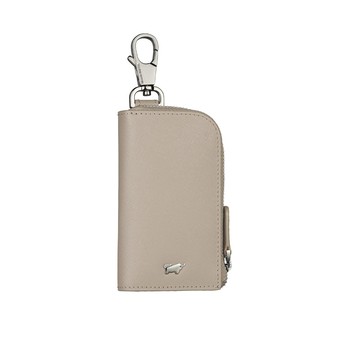 BRAUN BUFFEL 台灣總代理 亞當 汽車鑰匙包-杏色/BF504-104-HM