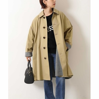 【美品】TICCA リバーシブルポンチョ ティッカ　2way bshop 2021ティッカ TICCA リバーシブル ステンカラーテントコート