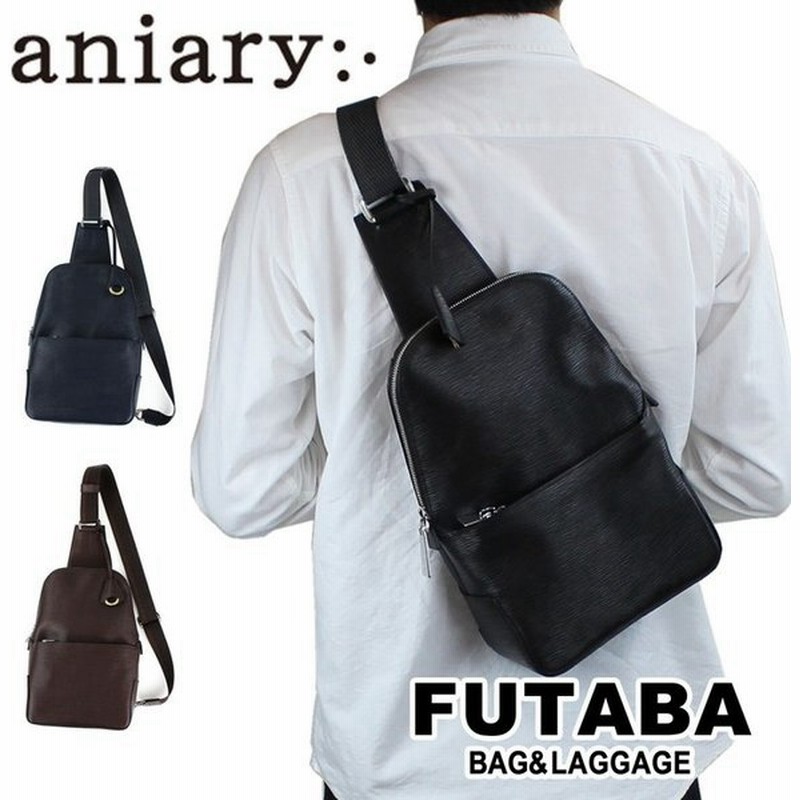 最大P29% 7/25限定 1000円OFFクーポン aniary アニアリ ボディバッグ ショルダーバッグWave Leather Body Bag  16-07000 通販 LINEポイント最大0.5%GET | LINEショッピング