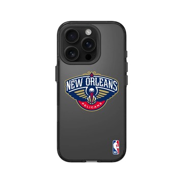 iPhone 16 Pro Clear (相機按鈕) 酷墨灰 - NBA - Logo-新奧爾良鵜鶘 New Orleans Pelicans