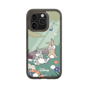 iPhone 16 Pro AirX 本質黑 - 迪士尼-經典系列 Disney Classics - 小鹿斑比 - 桑普與邦妮
