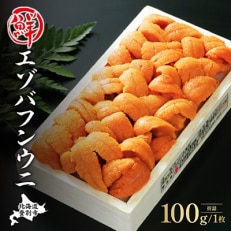 折詰蝦夷ばふんうに 100g×1枚