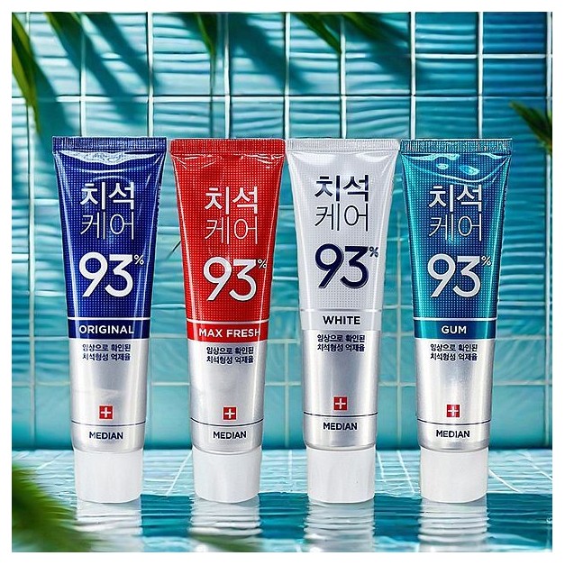 優惠款 韓國 Median~93%強效淨白去垢牙膏(120g) 款式可選 NG品