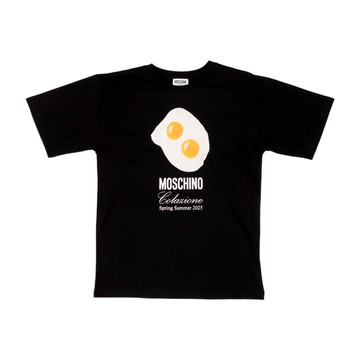 Moschino Kids 黑色短袖 T-Shirt