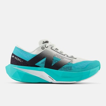 New Balance Fuelcell Rebel V4 [WFCXCJ4] 女 競速跑鞋 D寬楦 運動 輕量 藍綠