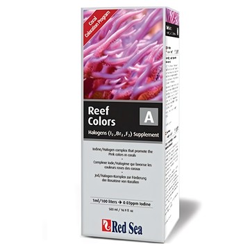 Red Sea 紅海 粉紅珊瑚碘添加劑 500ml 海水珊瑚增色，提升粉紅色澤，維持生態平衡  1個