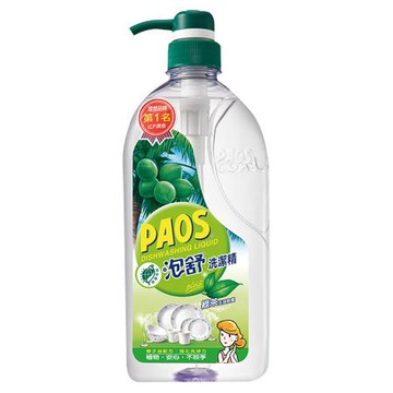泡舒PAOS洗潔精/壓頭/綠茶/1000g
