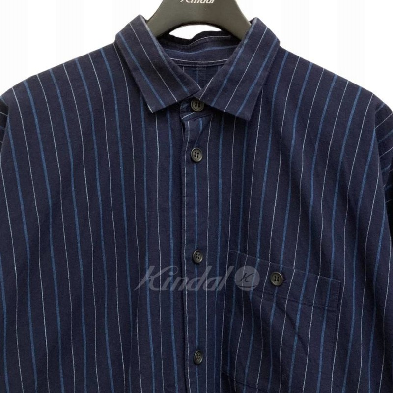 ISSEY MIYAKE MEN ドルマンスリーブストライプシャツ ME03FJ032