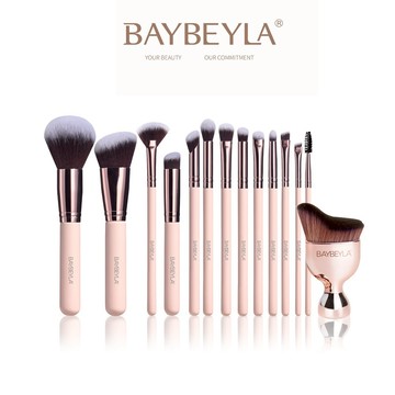 BAYBEYLA 貝貝拉 玫瑰金纖維毛刷具系列【隔日到貨】散粉刷 粉底刷 眼影刷 指腹刷 遮瑕刷