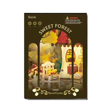 《Robotime》木製 DIY 祕密花園 劇場組裝小屋 蜜罐之森 DS026 東喬精品百貨