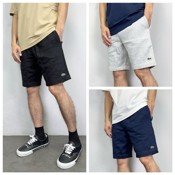 【New START精品服飾-員林】現貨 Lacoste 鱷魚 側邊小Logo 棉褲 短褲 休閒短褲