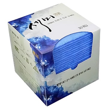 Semi 抽取拋棄式清潔巾 藍色 250mm x 300mm  30張  1盒