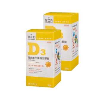《醫之方》陽光維生素D3複方膠囊(60粒)X2