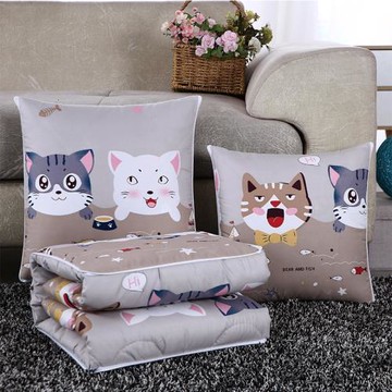 抱枕被子兩用靠墊被辦公室靠枕沙發靠背午休枕汽車空調車用枕頭被