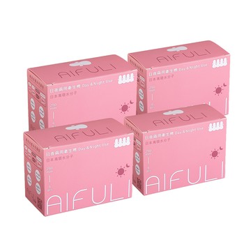 AIFULI 艾芙麗｜負離子抗菌衛生棉 日夜用29cm (4入)
