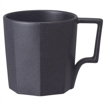 KINTO OCT八角陶瓷馬克杯 300ml  黑色  1個