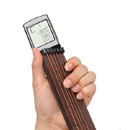 Gueiddi Guitar Trainer, Digital Chords GuitarTraining tool with Rotatable Chart Screen for Beginner