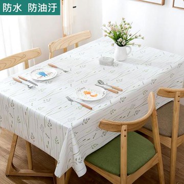 【媽媽咪呀】高級複合材質防水防油汙餐桌墊/餐桌巾/野餐墊/法式田園手繪設計_夏之蜓_137*137cm