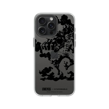 iPhone 15 Pro Max Clear 透明 - 航海王 One Piece - 復刻系列-魯夫 四檔大蛇炮