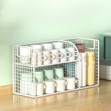 杯架輕奢收納置物架水杯架放茶杯桌面家用瀝水倒掛架子裝玻璃杯架