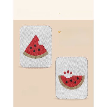 paperpark貓抓板貼墻掛壁墻面瓦楞紙板多巴胺特大號耐磨抓掛籠