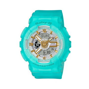 CASIO卡西歐Baby-g BA-110SC-2A唯美清涼柔和海玻璃系列43.4mm