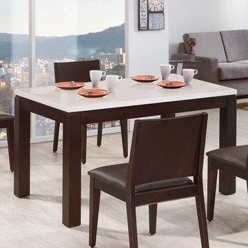 喬伊胡桃5尺石面餐桌