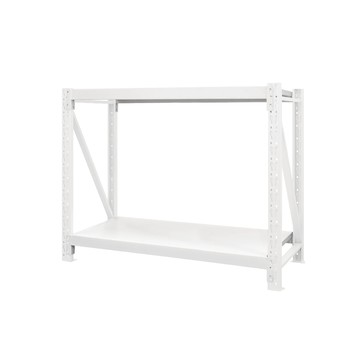 [佳格倉儲]輕型工作桌 | 深50x寬100x高80 cm (共2層) 白 | DIY組裝商品