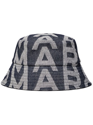 Marc Jacobs - The Monogram denim bucket hat - unisex - Cotton - M/L - Blue