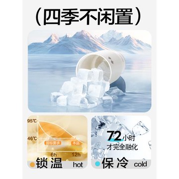 蘇泊爾大容量保溫水杯陶瓷內膽女新款2025高顏值便攜車載吸管水壺