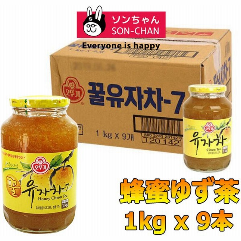 オットギ 三和 はちみつ柚子茶 1kg X 9本 美容 健康飲料 蜂蜜ゆず茶 韓国茶 韓国 伝統茶 健康茶 韓国伝統茶 Box 通販 Lineポイント最大get Lineショッピング