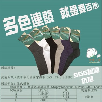 除臭襪台灣製機能運動穿搭適合棉著小屋90