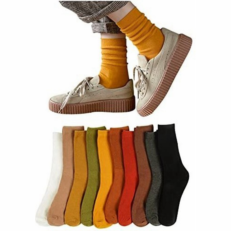 靴下 レディース おしゃれ コットンソックス かわいい 春用 10足セット 暖かい くつした レディース セット 保 通販 Lineポイント最大0 5 Get Lineショッピング