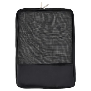 FANCY LIFE 尼龍文件袋 黑色 網狀設計 輕巧便攜 文件收納好幫手  A4  1個