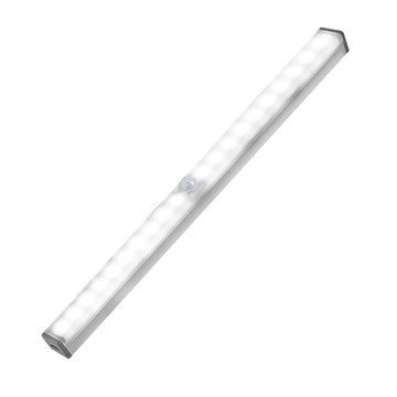 aibo 升級版多功能USB充電磁吸式LED感應燈管 自動開關燈 安裝方便 LED晶片 節能  冷白光  1個