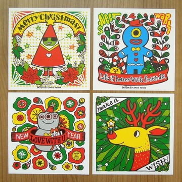 y星球_耶誕卡組4入